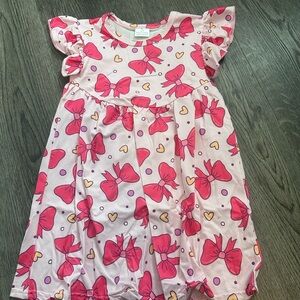 Trendy Boutique Pink Bow Kids Dress